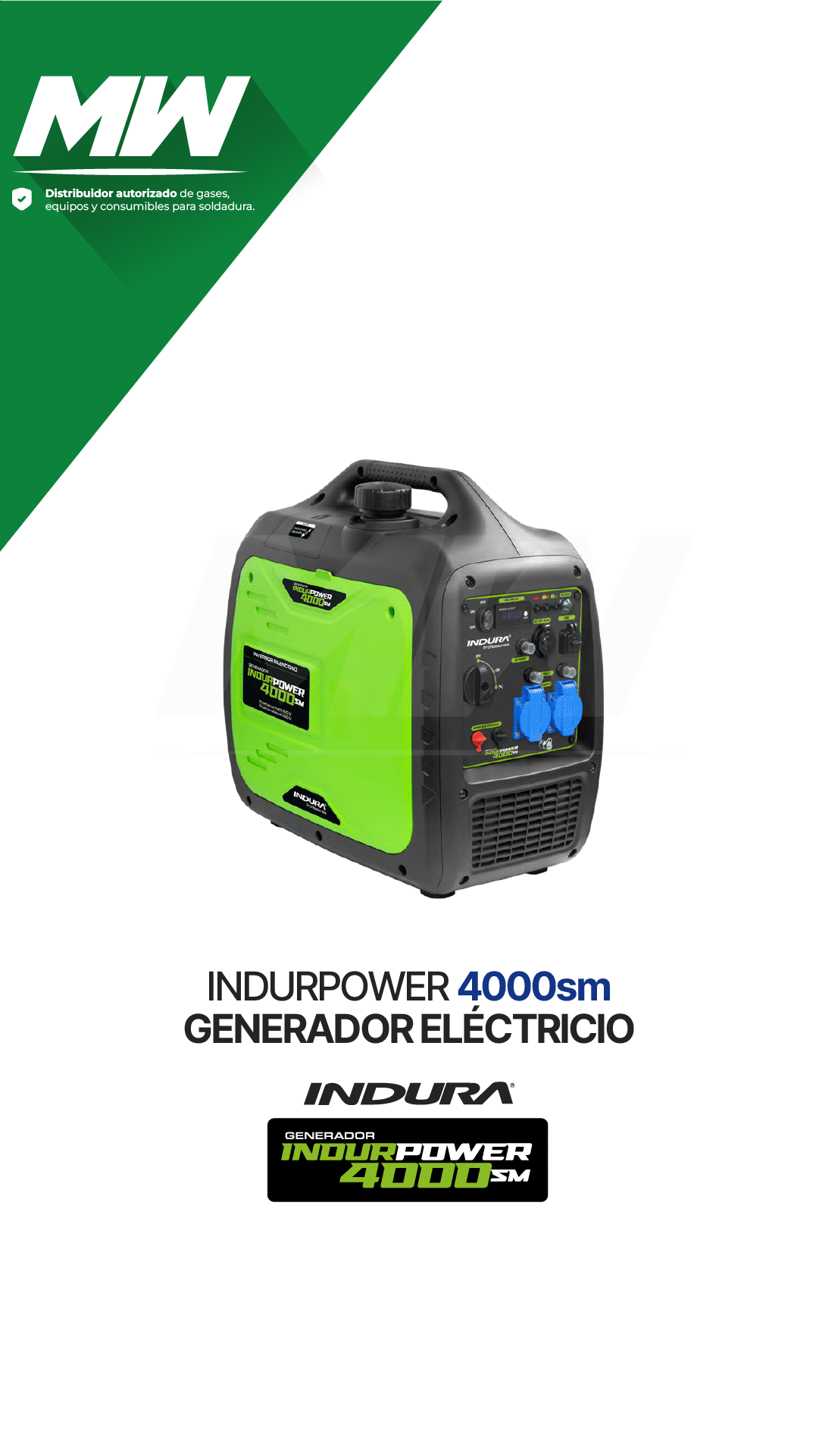Generador Inversor Silencioso INDURPOWER 4000SM